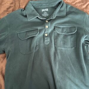 Duluth Trading Co Dark Green Polo Shirt
